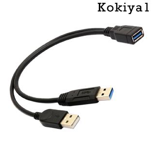 [Kokiya1] Cáp chia nối dài USB Nữ sang USB