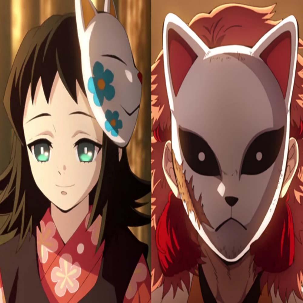 Mặt Nạ Hóa Trang Nhân Vật Anime Makomo Sabito Kimetsu no Yaiba Nhật Bản Trong Phim Demon Slayer WMES15H