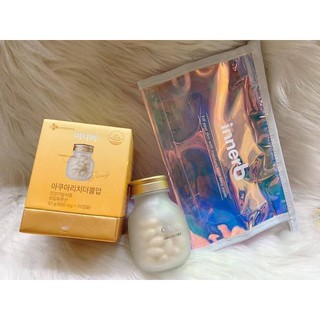 Viên Uống Innerb Aqua Rich Hỗ Trợ Cấp Nước Và Collagen, 70 viên