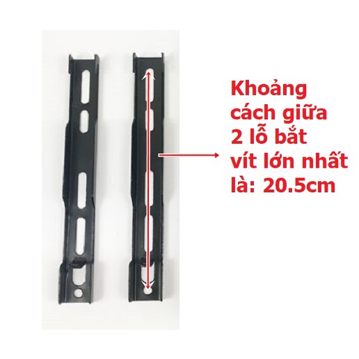 Giá treo tivi, khung treo tivi sát tường dành cho tivi, màn hình vi tính từ 14-42 inch lắp đặt cực đơn giản