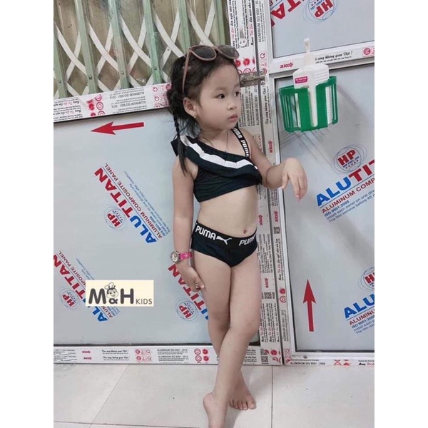 (jean baby)sét đồ bơi ,đi biển ,bikini hai mảnh cho bé gái(12-25kg)