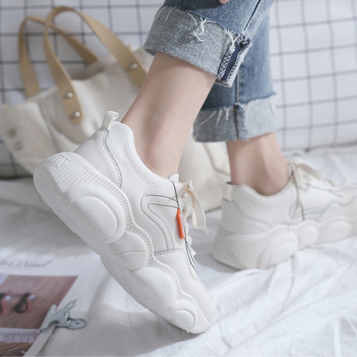 giày thể thao Hàn Quốc hot nhất 2019- giày đế mặt gấu (full box)