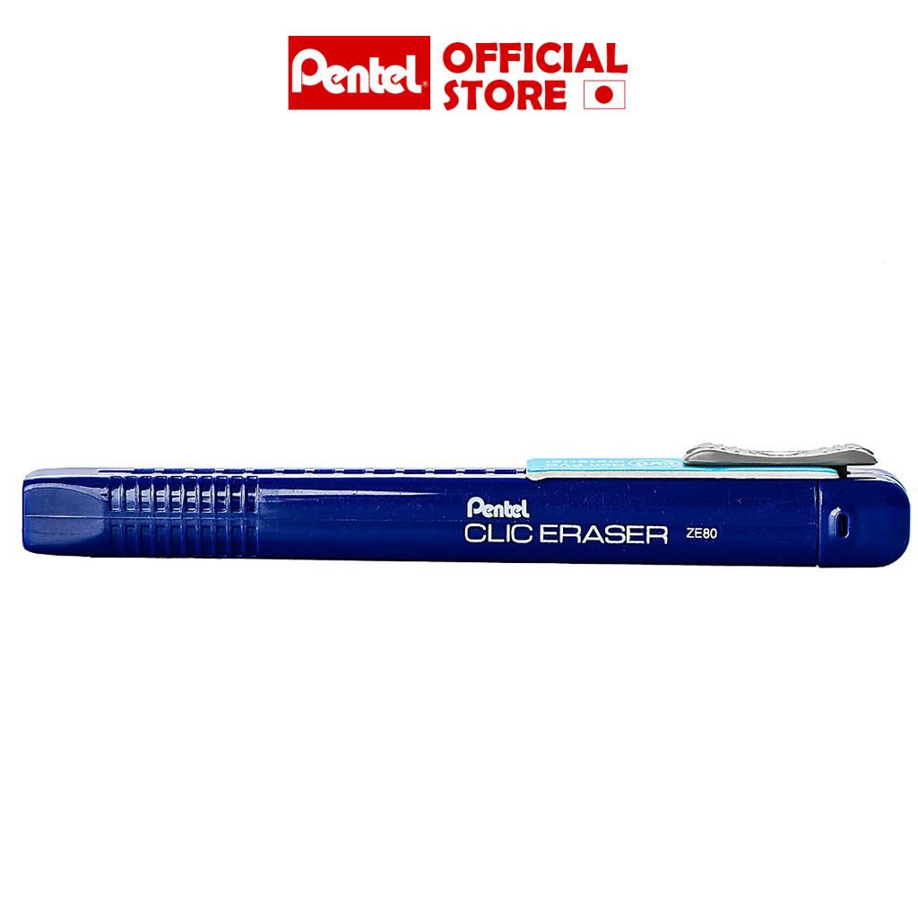 Bút Tẩy Pentel ZE80| Đầu Dẹt Dễ Sử Dụng| An Toàn Cho Mọi Lứa Tuổi