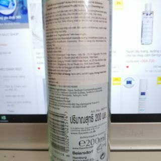 Gel rửa mặt cho da dầu mụn EUCERIN ProAcne Solution cleansing gel 200ml