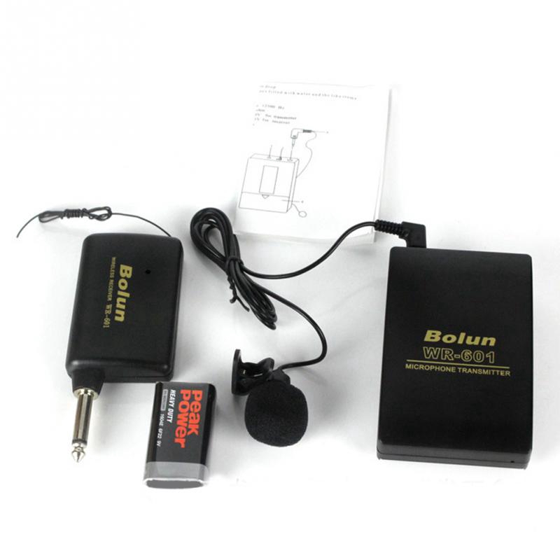 Bolun WR601 Wireless Microphone FM Receiver