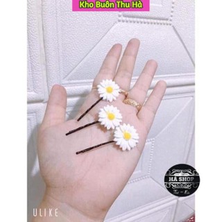 [ Rẻ Vô Địch ]  KẸP TÓC HOA CÚC HOẠ MI SIÊU CUTE [ Kèm Video ]