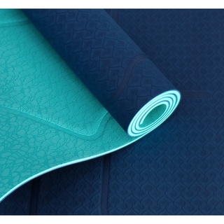 [MUA 1 TẶNG 3] [1.7-15.7] Thảm Yoga ĐỊNH TUYẾN MIKIE MAT 2 MÀU - TPE  - Dày 6mm - Thành phần cao su non tự nhiên - Chống