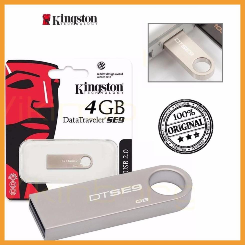 USB Kingston SE9 2GB/4GB/8GB/16GB/32GB/64GB [FREESHIP] USB Kington 2.0 chống nước, BH 1 năm