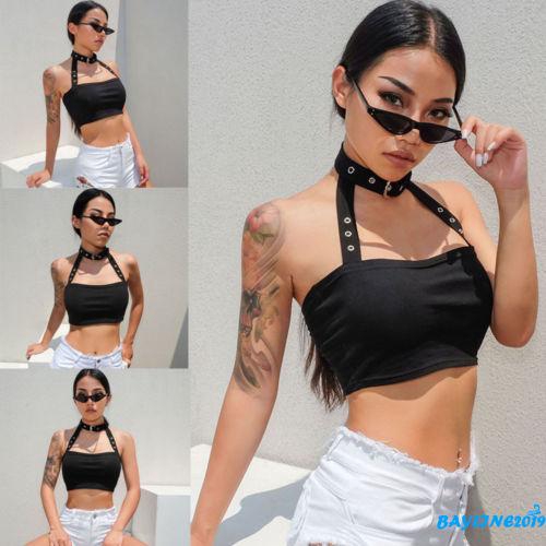 Áo lửng hai dây cổ sâu phong cách quyến rũ cho nữ