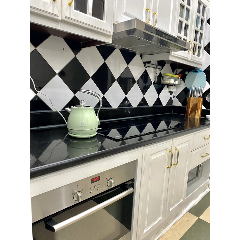 Bình Pha Trà Decor- Ấm Đun Nước Siêu Tốc Inox Pha Trà Cao Cấp Song Anh