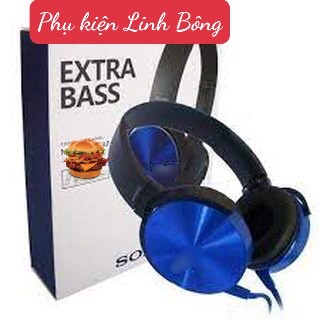 (BH 3 THÁNG) TAI nghe chụp tai có MIC cho điện thoại, laptop. full hộp, có dây dẹt chống đứt, nhiều màu sắc