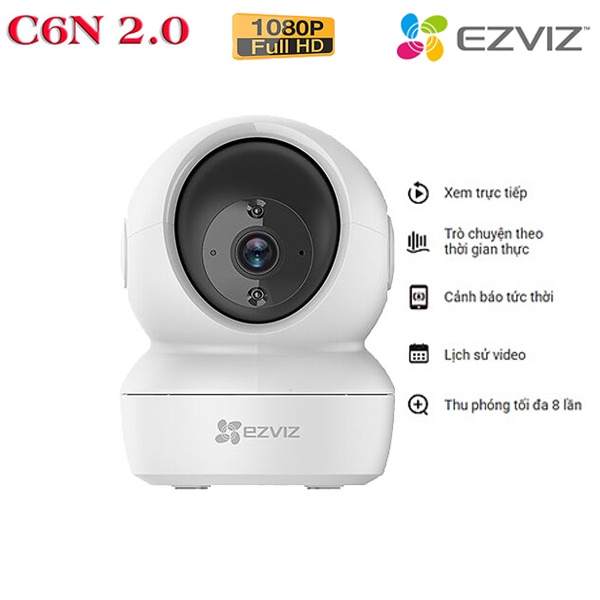 Camera IP Wifi Ezviz C6N 2MP 1080P - Hàng Chính Hãng