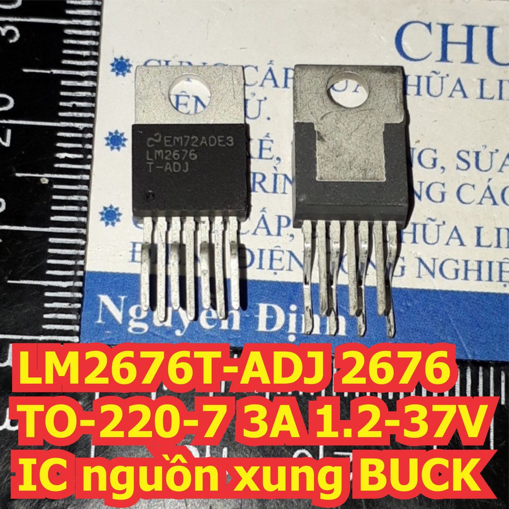 LM2676T-ADJ 2676 TO-220-7 3A 1.2-37V IC nguồn xung BUCK kde7384