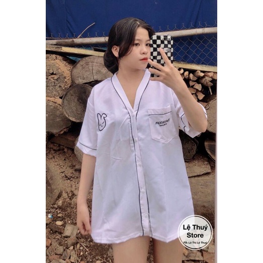 Ái smi nữ form rộng tay ngắn