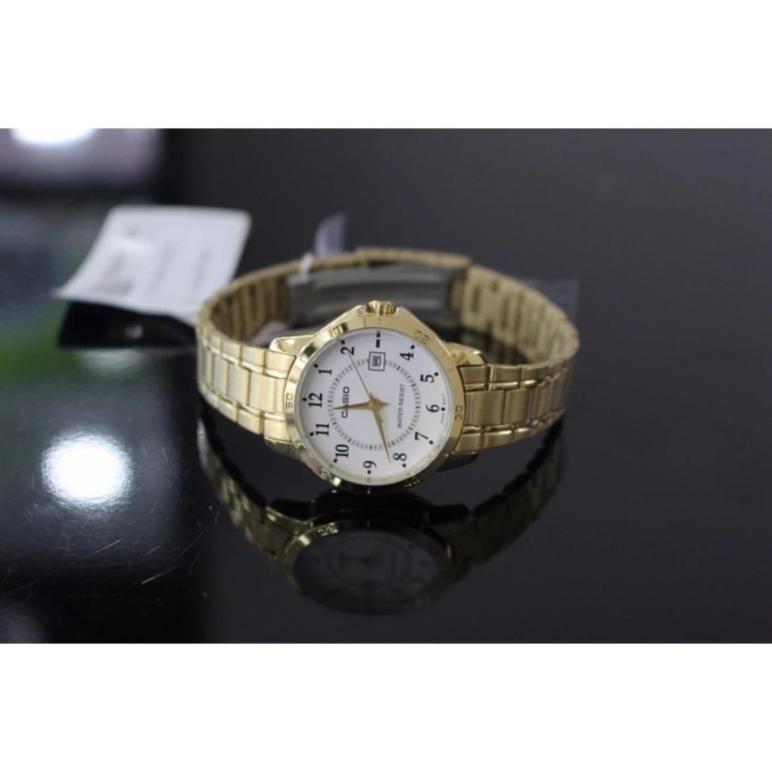 Đồng hồ nữ dây kim loại Casio chính hãng Anh Khuê LTP-V004G-7BUDF