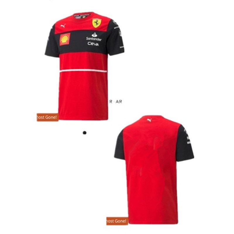 Áo Thun Nam Tay Ngắn Nhanh Khô In Hình Ferrari 2022 F1