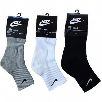 Tất tennis 100% cotton dày lửng/cao cổ