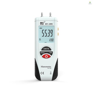 Máy Đo Áp Suất Không Khí Kỹ Thuật Số LCD Mini ± 2Psi Data Hold 11 Đơn Vị 