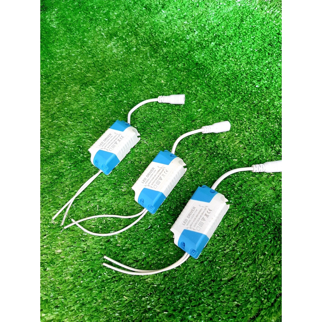 Tăng Phô Driver Đèn Led Ốp Trần Âm Trần 9W 12W 15W Jack Tròn 1 Chế Độ Sáng.