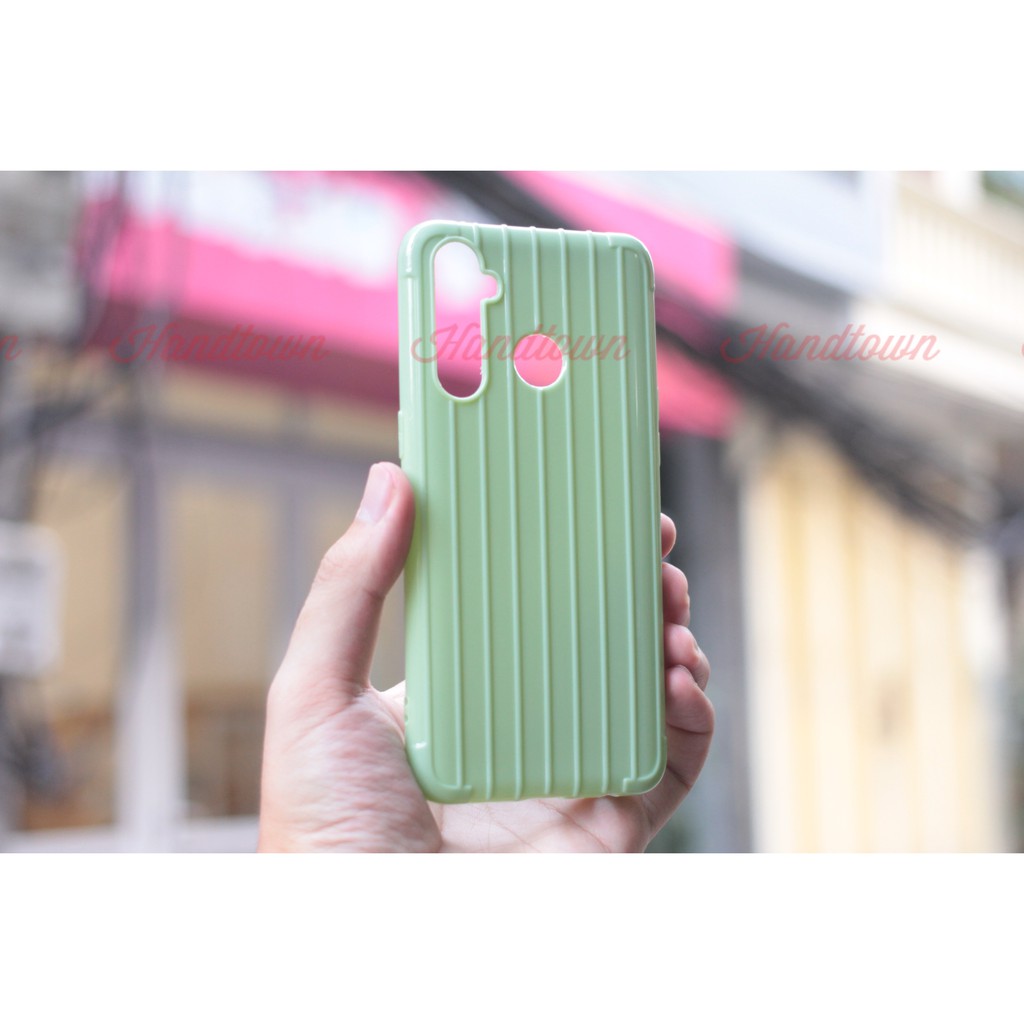 Ốp Lưng TPU Dẻo Vali Chất Sọc Dành Cho Realme 5 / Realme 5 Pro / Realme Q