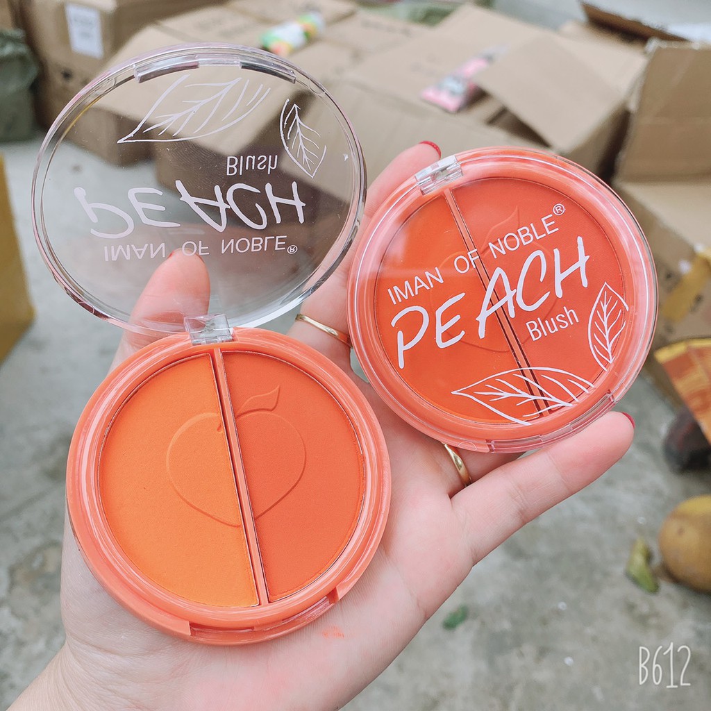 Phấn má hồng 2 ngăn Peach Blush KB P214 | BigBuy360 - bigbuy360.vn