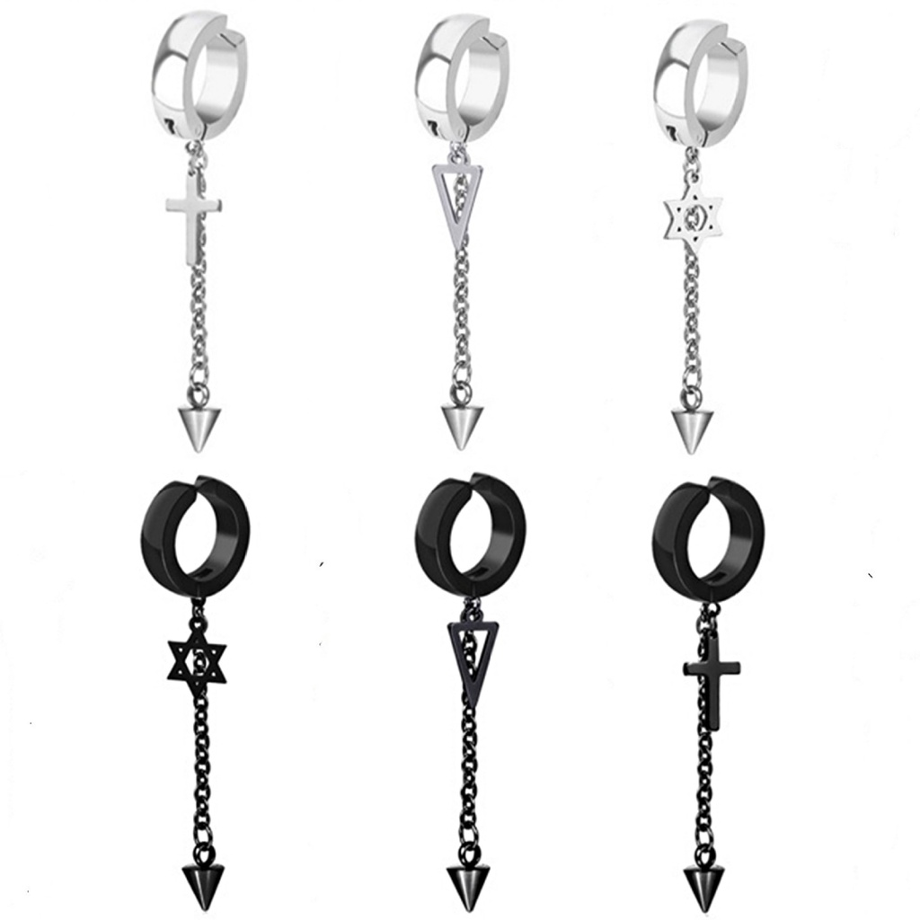 ( 1 chiếc ) Khuyên dày nhiều mẫu không rỉ