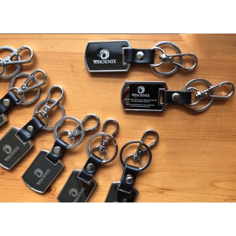 Móc Khoá Kim loại -  khắc tên, logo theo yêu cầu