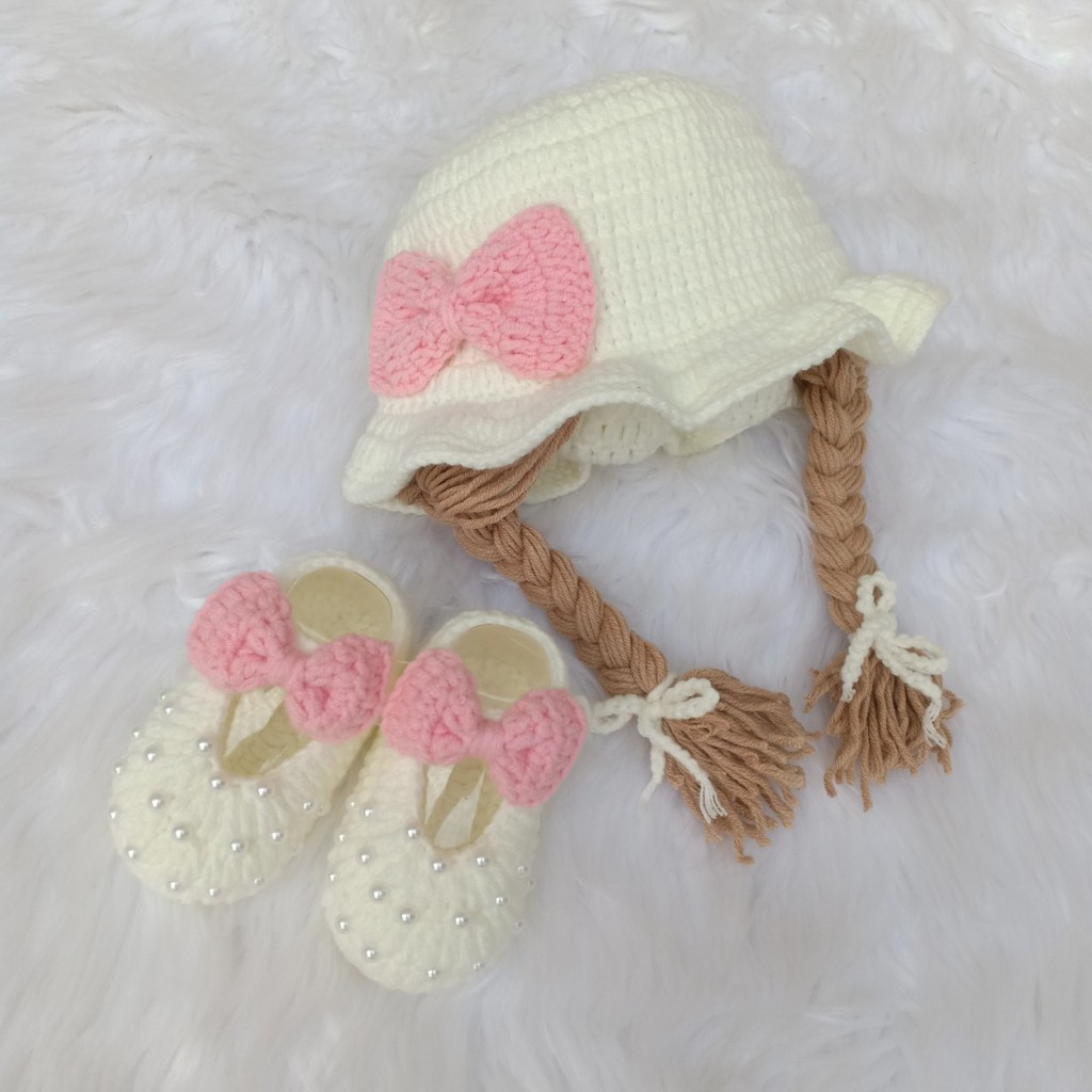 Mũ Có Tóc Cho Bé