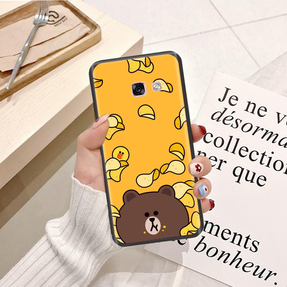 Ốp lưng Samsung S5 Viền dẻo TPU hình Gấu Nâu Cute