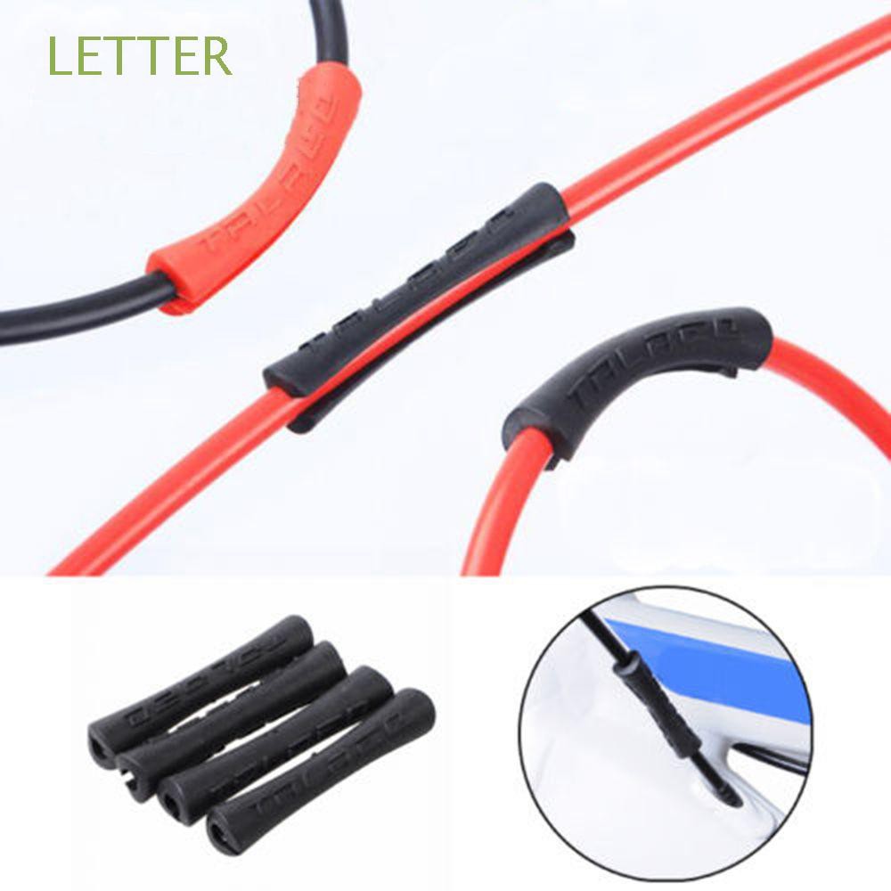 Set 4 ống bọc bảo vệ bằng cao su dành cho dây phanh xe đạp leo núi