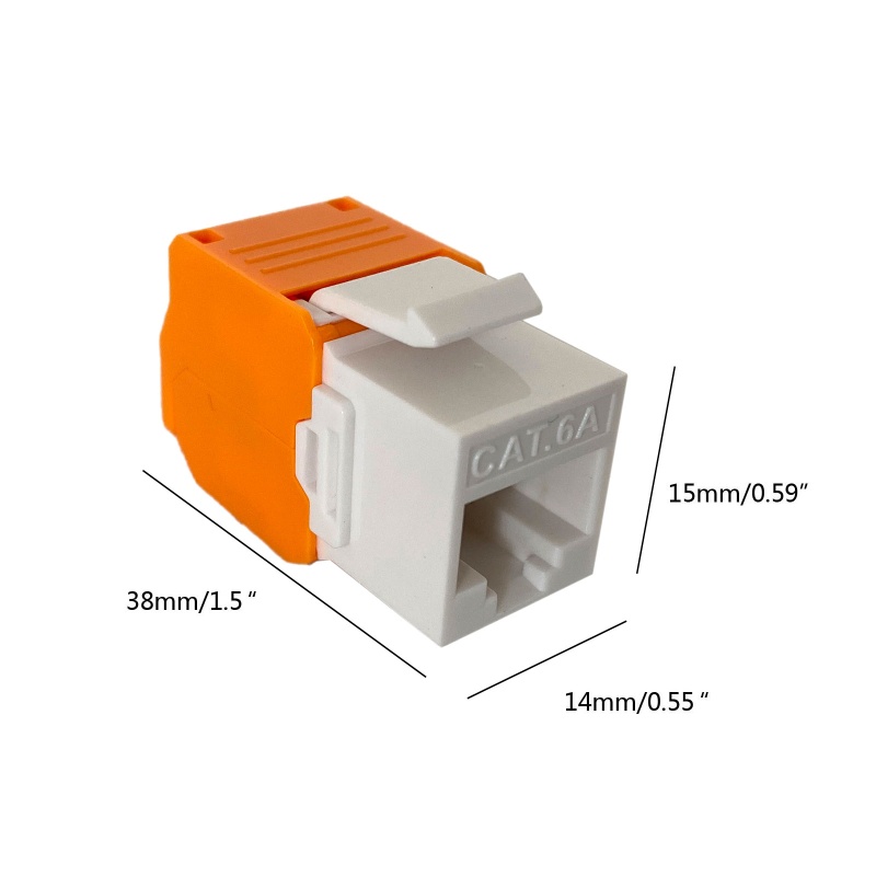 Đầu Nối Chuyển Đổi Cổng Cắm RJ45 CAT6A / 6 / 5e Chuyên Dụng Chất Lượng Cao