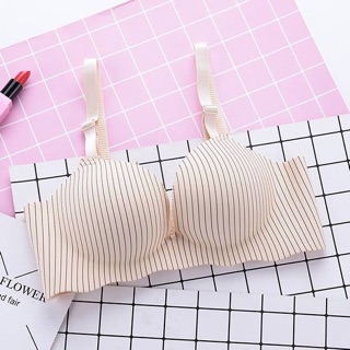 [Mã FAMAYWA giảm 10K đơn 50K] Áo lót nữ, áo su kẻ đệm tim nâng ngực siêu đẹp