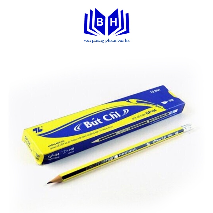 Bút Chì Gỗ Thiên Long GP-04 Hộp 10 Cây Bút Đẹp Phù Hợp Với Mọi Nhu Cầu Của Học Sinh Sinh Viên Văn Phòng