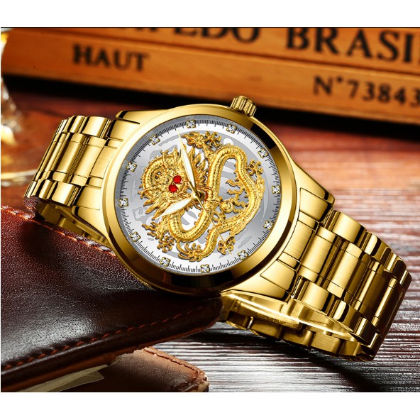 [Xả Kho]  ĐỒNG HỒ NAM MẶT RỒNG FNGEEN 3D DÂY THÉP KHÔNG GỈ PHIÊN BẢN DOANH NHÂN SANG TRỌNG | BigBuy360 - bigbuy360.vn