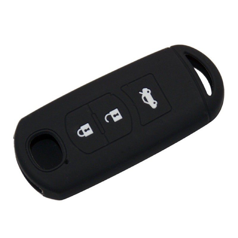 Bao silicone /Ốp Nhựa TPU  bảo vệ chìa khoá Smartkey Mazda mẫu khoá 3 nút