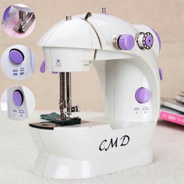 Máy khâu mini CMD 💥 Tiện Ích 💥 Có đèn led🌞 hỗ trợ may vá.