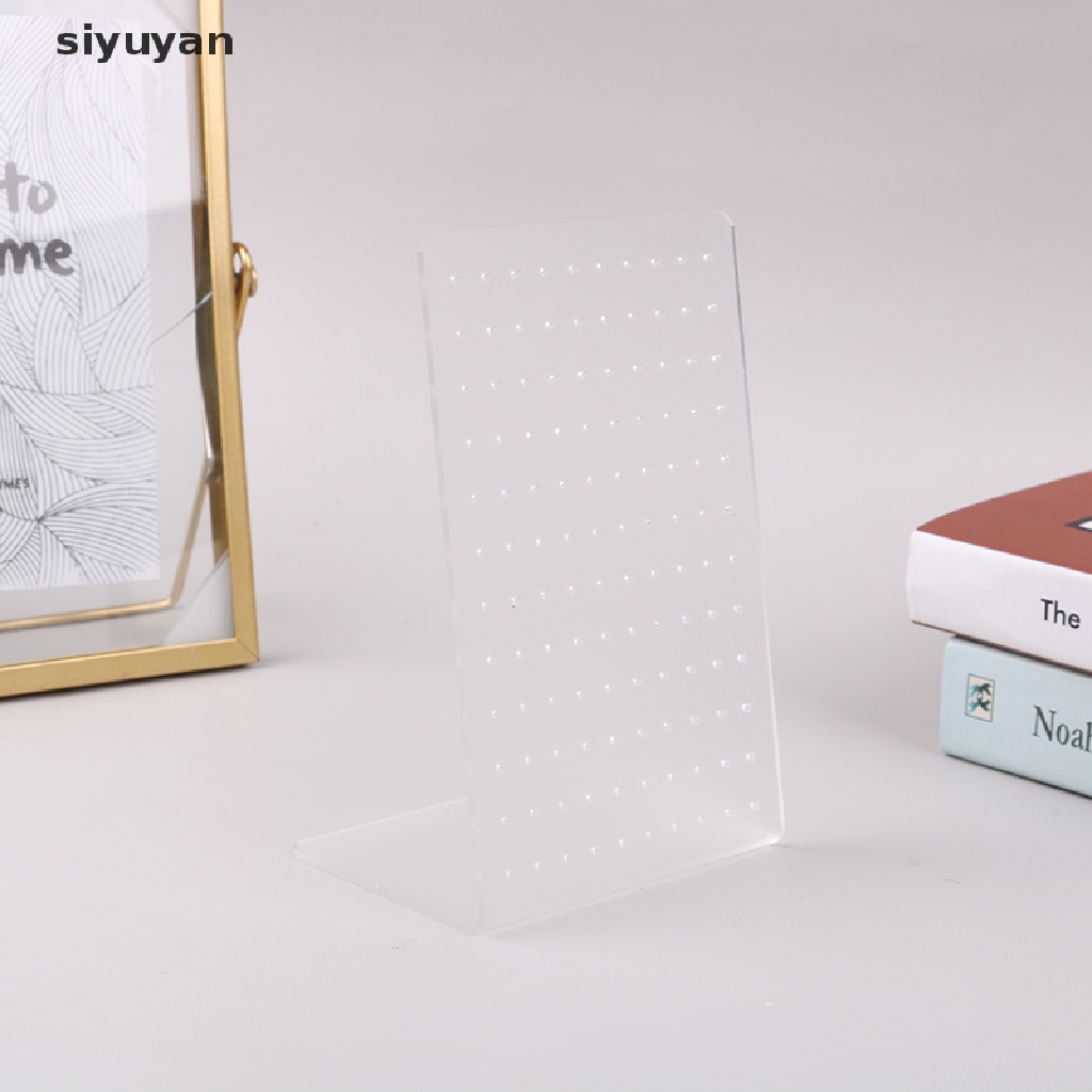 Giá Đỡ Trưng Bày Khuyên Tai 120 Lỗ Chất Liệu Acrylic