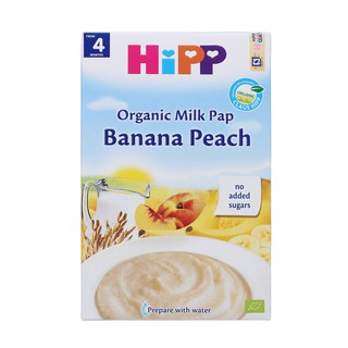 Bột ăn dặm HiPP Organic vị Chuối đào (4 tháng)