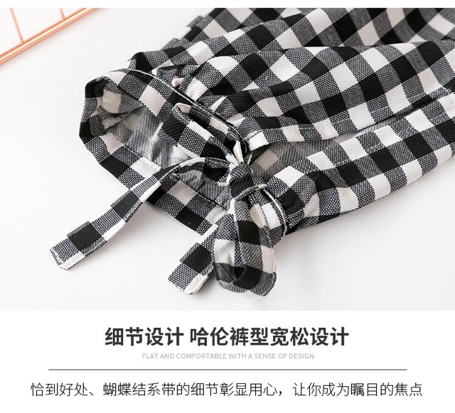 [sẵn hàng] 🤰quần kẻ sọc đen mềm thoải mãi cho mẹ bầuhàng quảng châu