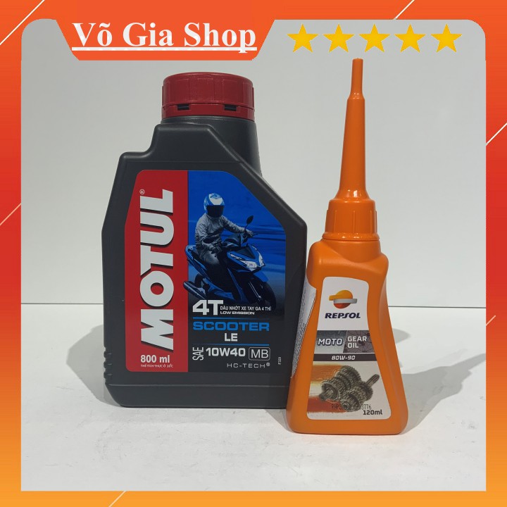 Nhớt MOTUL SCOOTER LE 10W40 800ml -  Nhớt xe tay ga cao cấp chính hãng