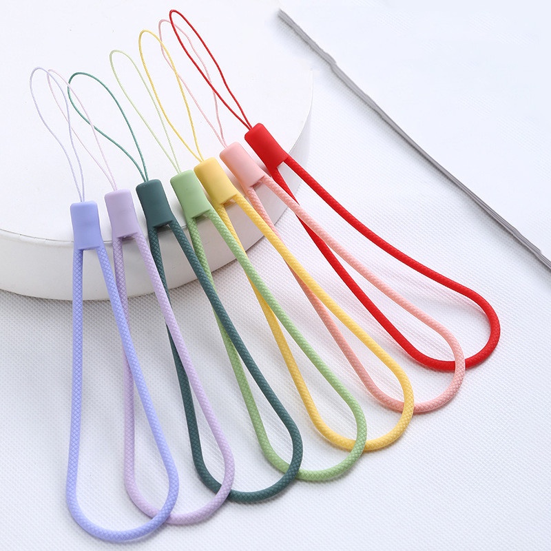 【Random】Ốp Điện Thoại Silicon Dạng Lỏng Gắn Dây Đeo Cổ Tay Làm Vòng Đỡ Chống Thất Lạc