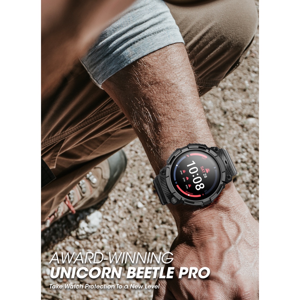 SUPCASE Unicorn Beetle Pro Series Ốp Lưng Cho Galaxy Watch 5 Pro 45Mm 2022 Phát Hành Vỏ Bảo Vệ Chắc Chắn Có Dây Đeo
