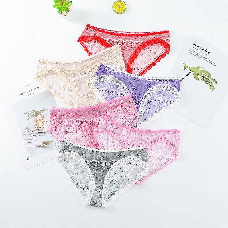 Quần Lót Lưng Thấp Phối Ren Cho Nữ | BigBuy360 - bigbuy360.vn