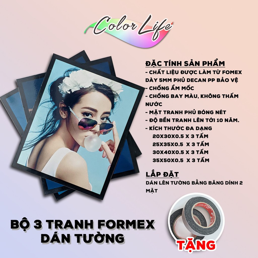 TRANH SALON TÓC TRANG TRÍ TIỆM CẮT TÓC TREO DÁN TƯỜNG SIÊU ĐẸP GIÁ XƯỞNG K37 COLORLIFE