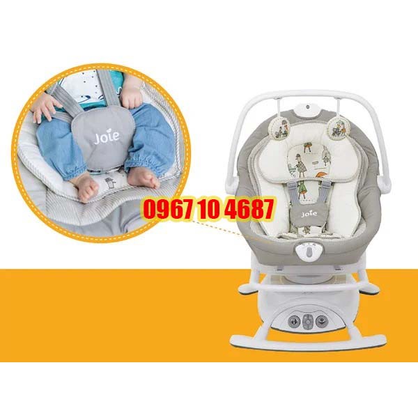 Nôi đưa em bé Joie Sansa 2in1 Leo - Portrait