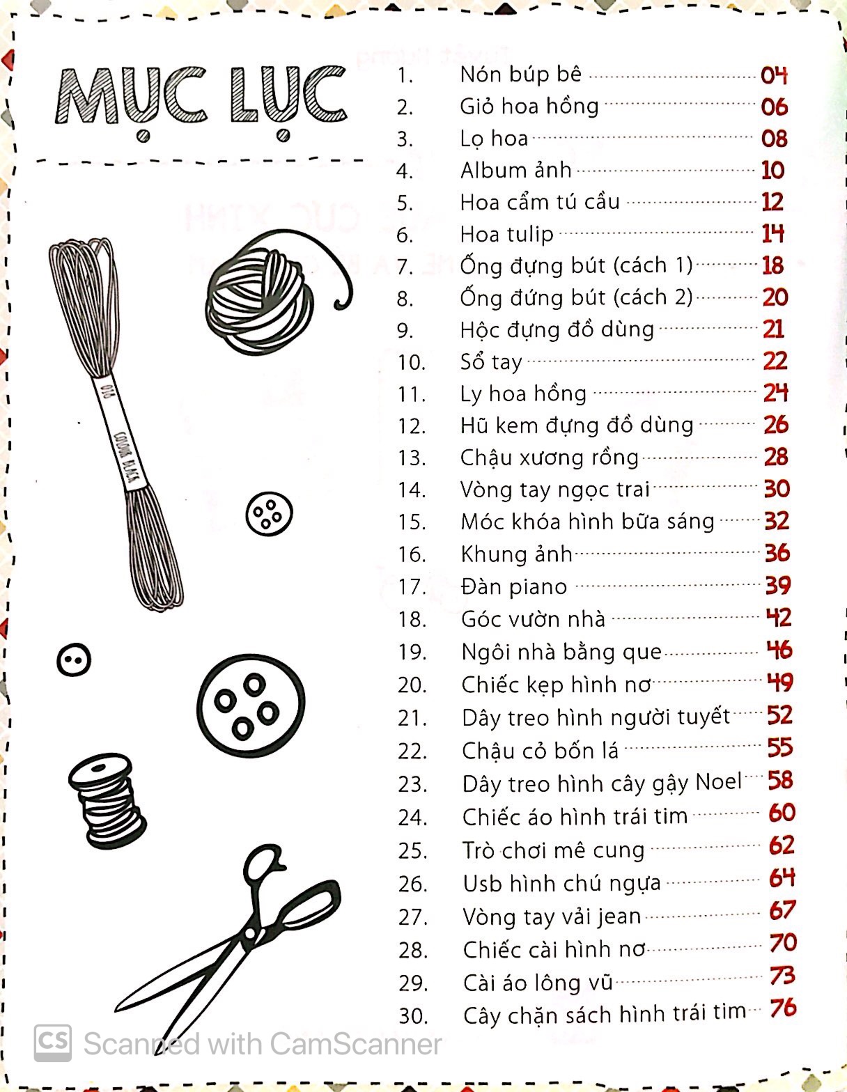 Sách - 30 Mẫu Handmade Cực Xinh Mẹ Và Bé Cùng Làm