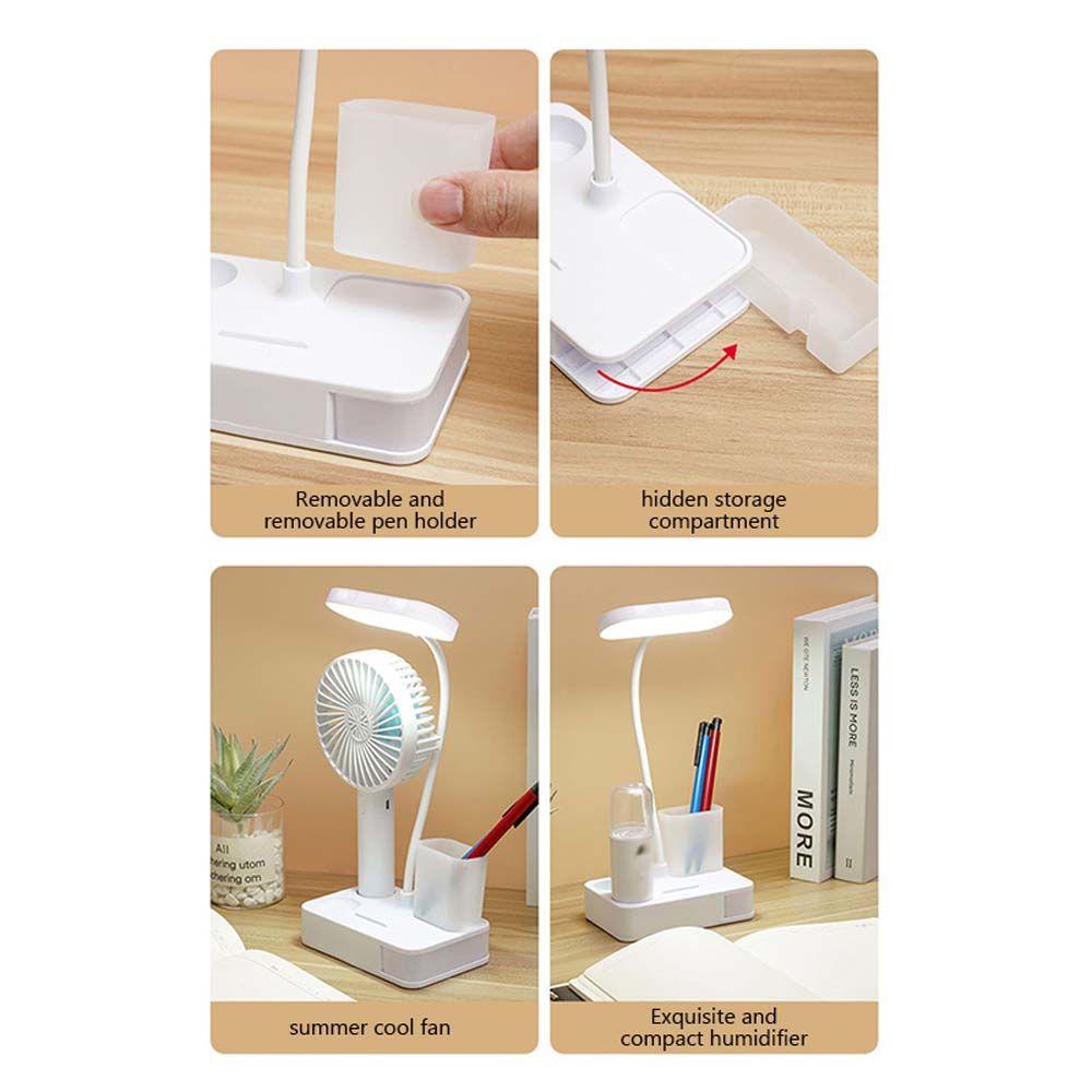Đèn Led Để Bàn Gấp Gọn Đa Năng Bảo Vệ Mắt Kèm Giá Đỡ Bút Tiện Dụng