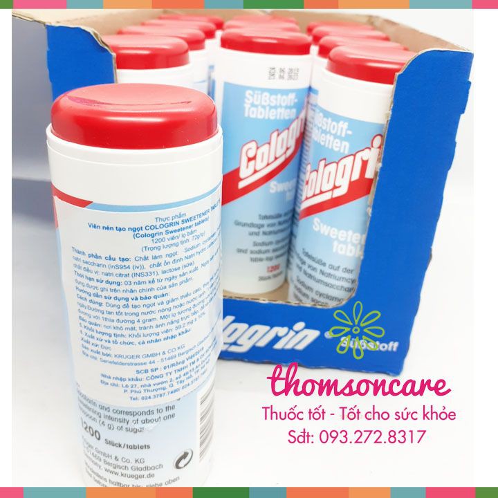 Đường ăn kiêng Cologrin - Dùng cho người tiểu đường - Chính hãng Đức | BigBuy360 - bigbuy360.vn