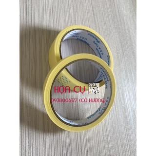 2 cuộn băng keo giấy, băng keo chặn màu 1,2/2,5/4,8 cm