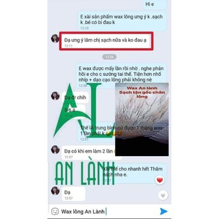 Wax Lông An Lành [ Tặng 50 tờ giấy và 2 que wax ]